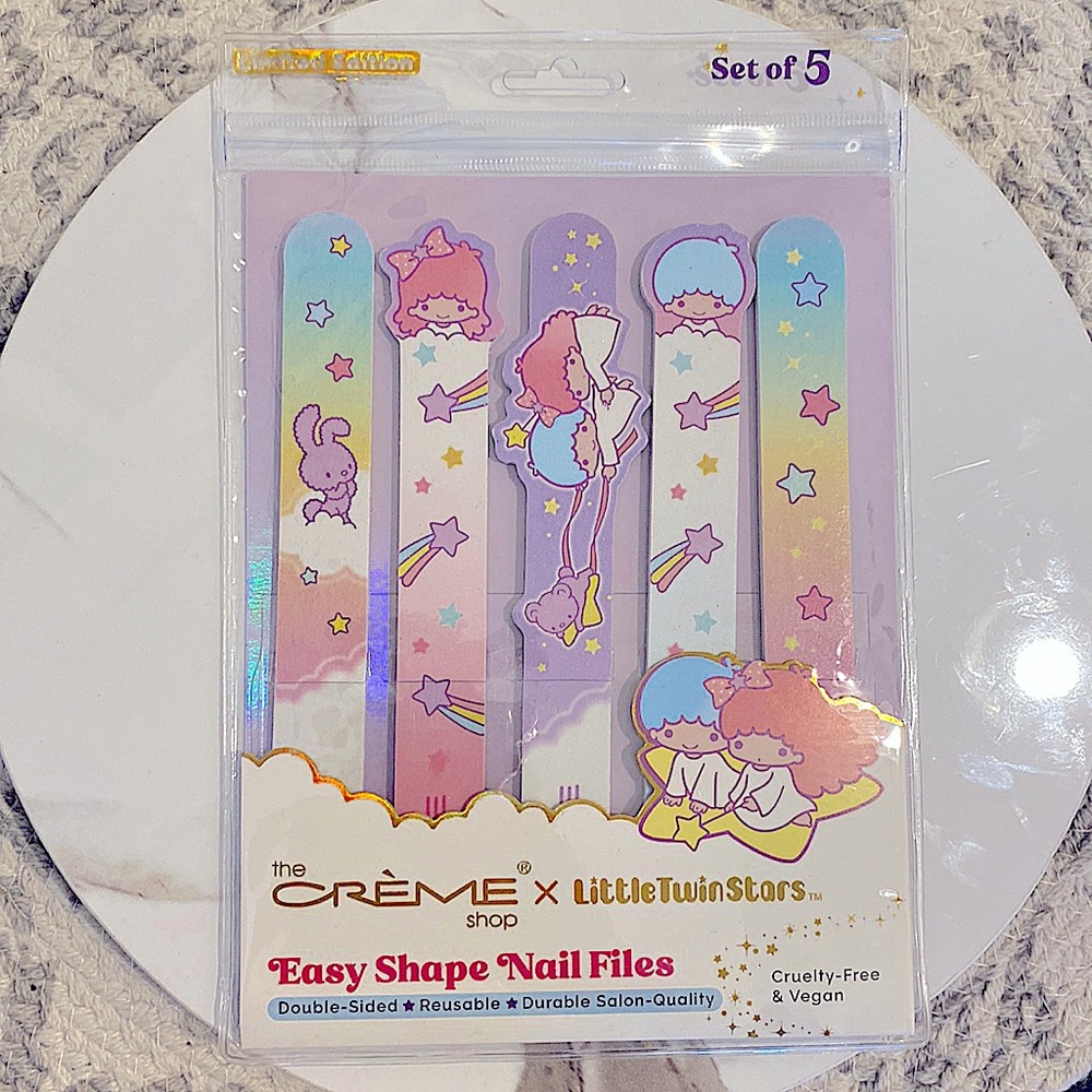 The Crème Shop x Little Twin Stars - 5pcs Nail File Set